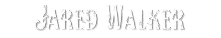 Jared Walker — White Wordmark